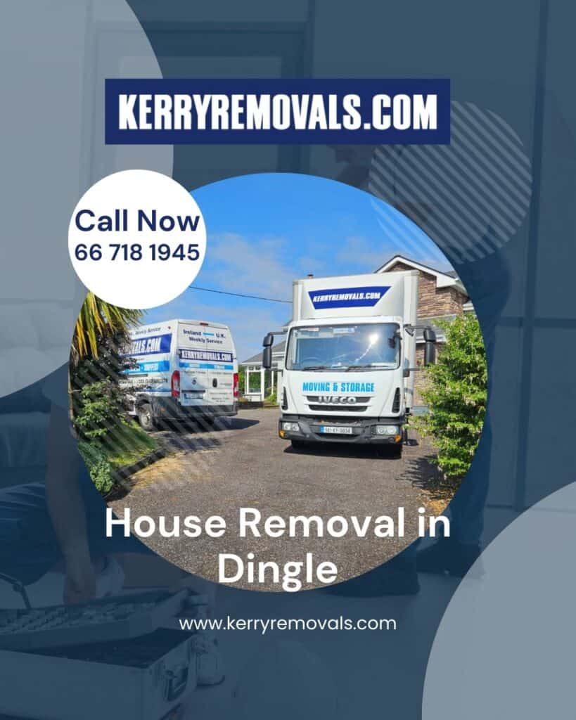 Example of a social media design by Seaweed Digital for Kerry Removals advertising house removal services in Dingle.